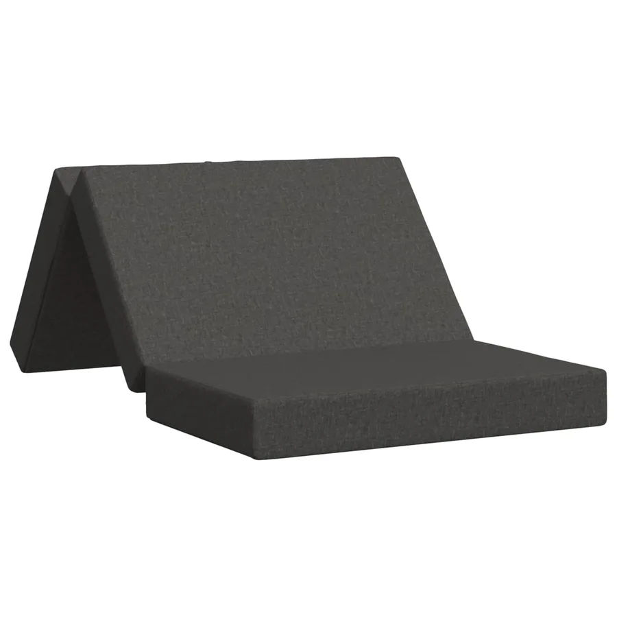 Canapé-lit pliable 100 x 67 x 45 cm Gris foncé - 2
