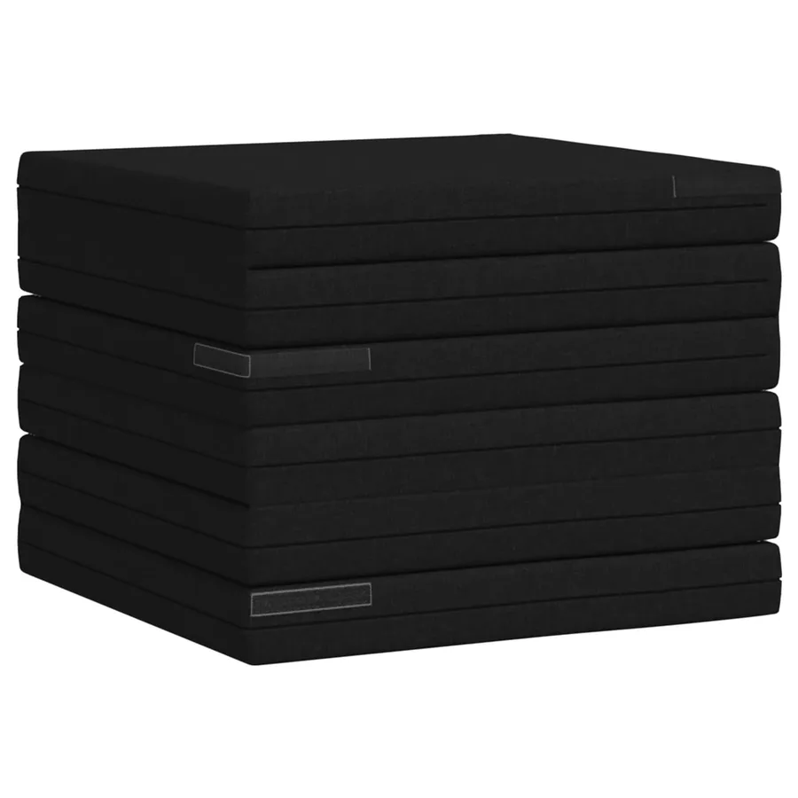 Canapé-lit pliable 140 x 67 x 45 cm Noir - 4