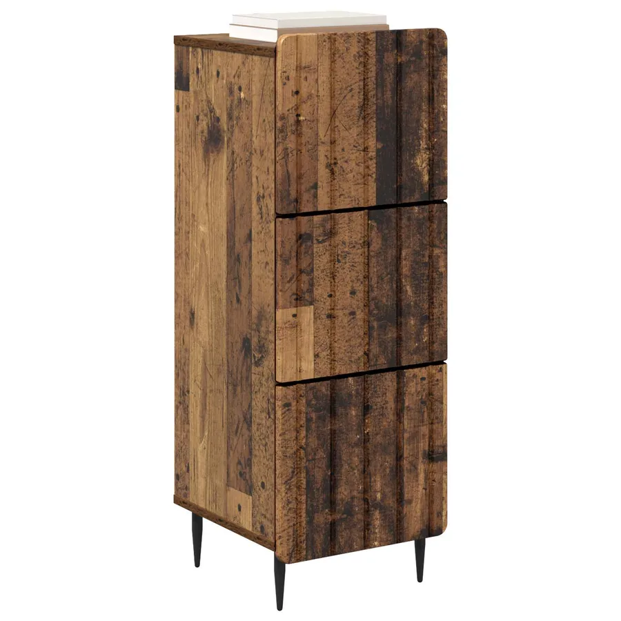 Armoire à tiroirs Bois ancien 33 x 34,5 x 92 cm - 3