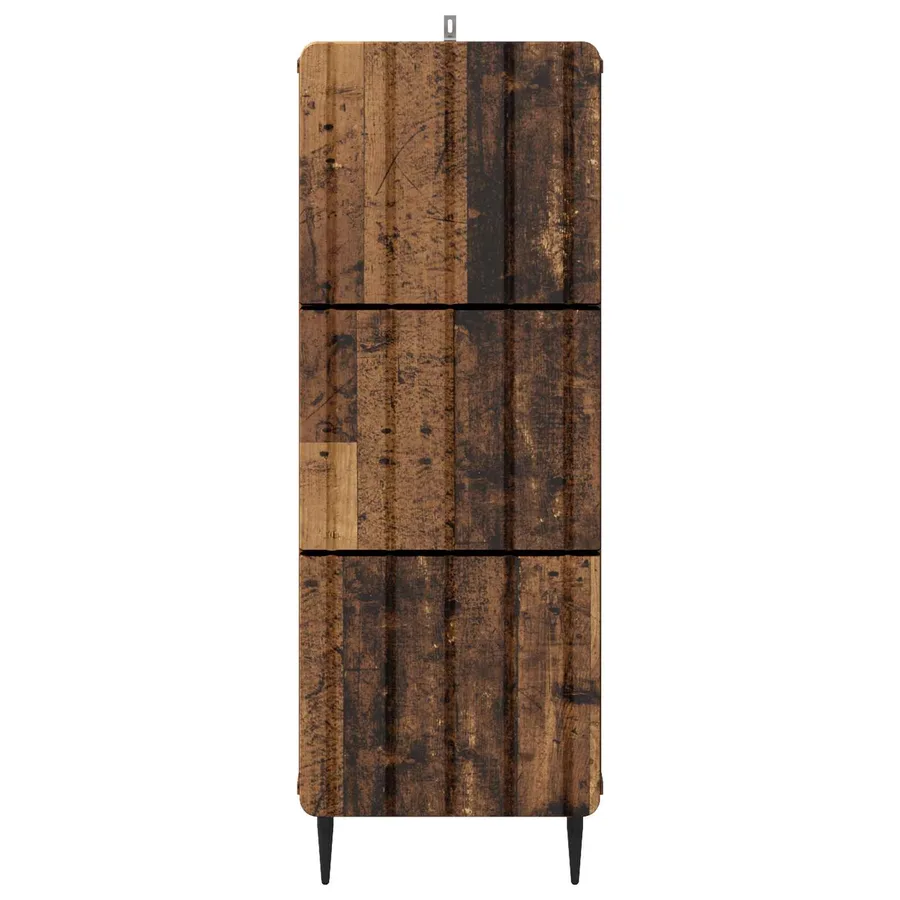 Armoire à tiroirs Bois ancien 33 x 34,5 x 92 cm - 6
