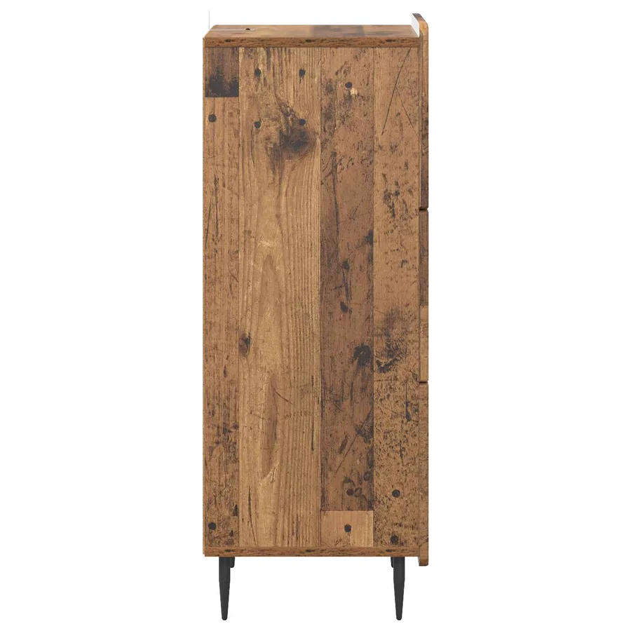 Armoire à tiroirs Bois ancien 33 x 34,5 x 92 cm - 7