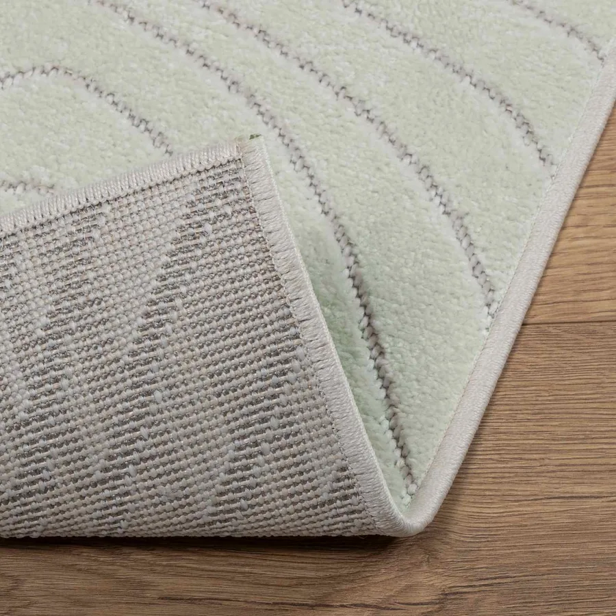 Tapis de surface Carré PALMERAS Vert 240 x 240 cm Polyester - 4