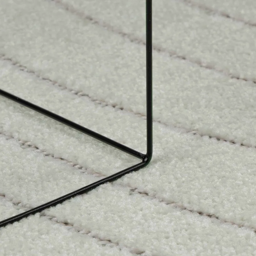 Tapis de surface Carré PALMERAS Vert 240 x 240 cm Polyester - 5