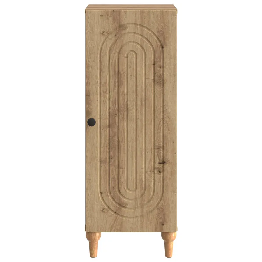 Buffet Chêne artisanal 33 x 34,5 x 90 cm Bois d'ingénierie - 6