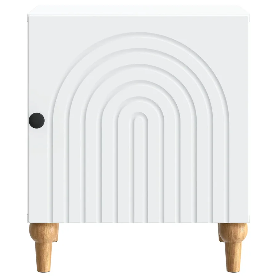 Cabinet de chevet 2 pcs Blanc 43 x 34,5 x 50 cm - 7