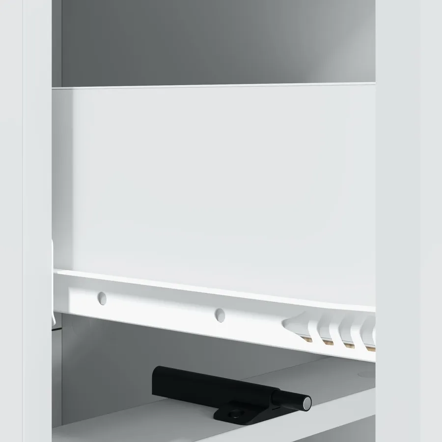 Armoire à tiroirs Blanc 33 x 34,5 x 92 cm Bois d'ingénierie - 10