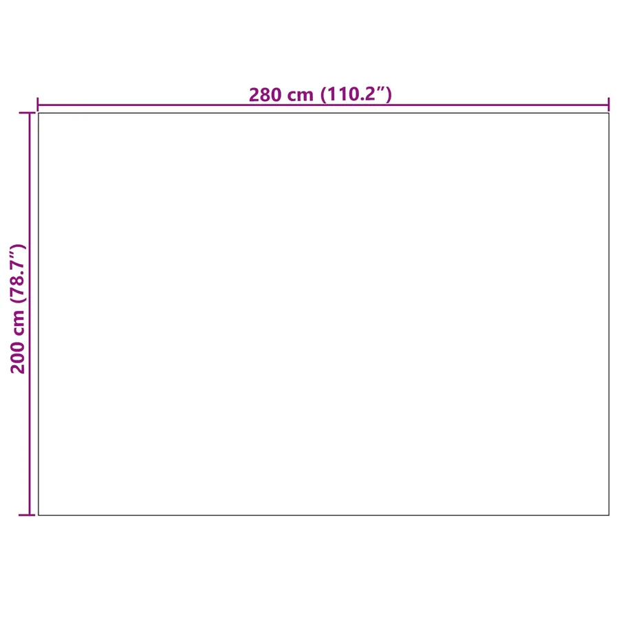 Tapis de surface PALMERAS Vert 200 x 280 cm Polyester - 8