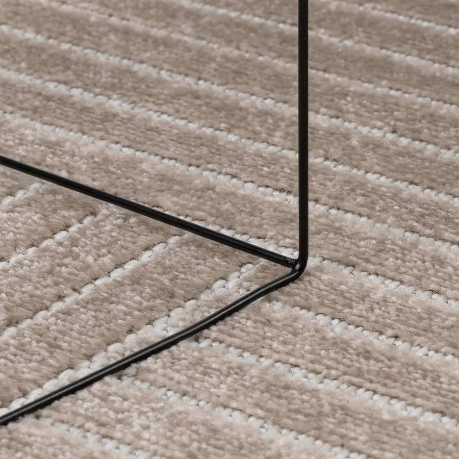 Tapis de surface PALMERAS Beige 230 x 160 cm Polyester - 5