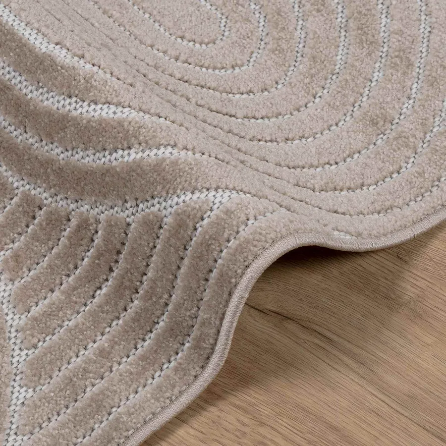 Tapis de surface PALMERAS Beige 230 x 160 cm Polyester - 6