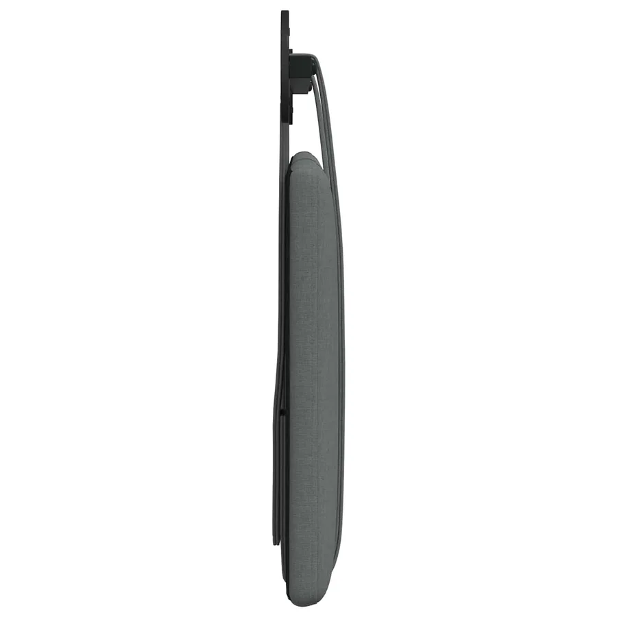 Tête de lit suspendue Gris foncé Tissu - 6