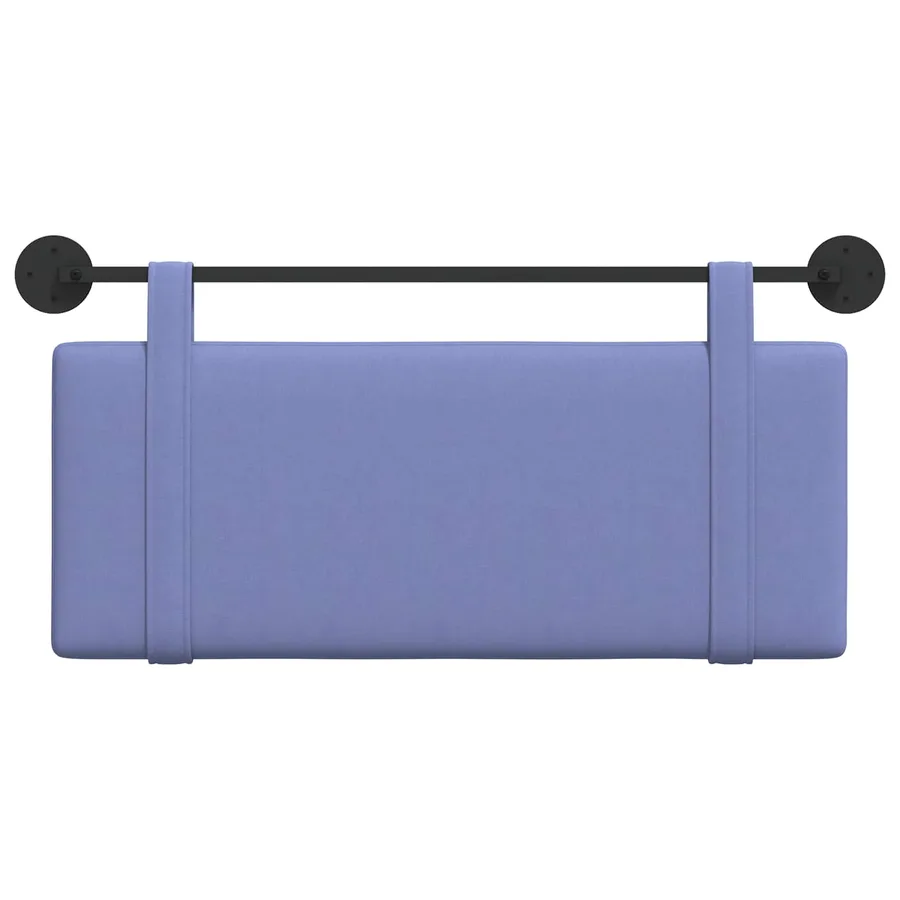 Tête de lit suspendue Bleu denim Tissu - 5