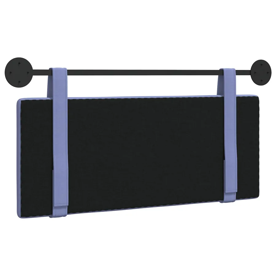 Tête de lit suspendue Bleu denim Tissu - 7
