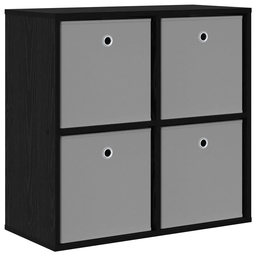 Buffet avec tiroir Chêne noir 68,5 x 32 x 67 cm - 2