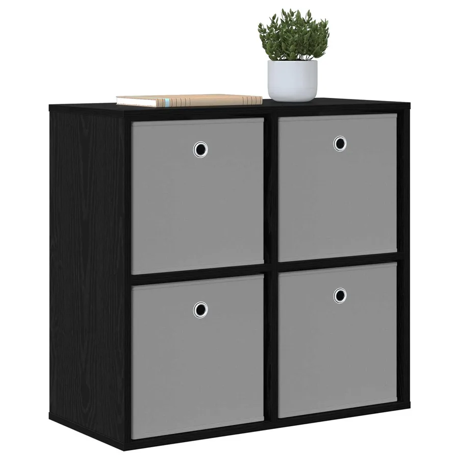 Buffet avec tiroir Chêne noir 68,5 x 32 x 67 cm - 3