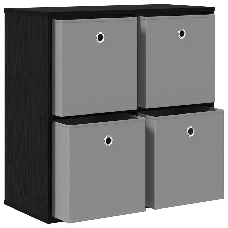 Buffet avec tiroir Chêne noir 68,5 x 32 x 67 cm - 5