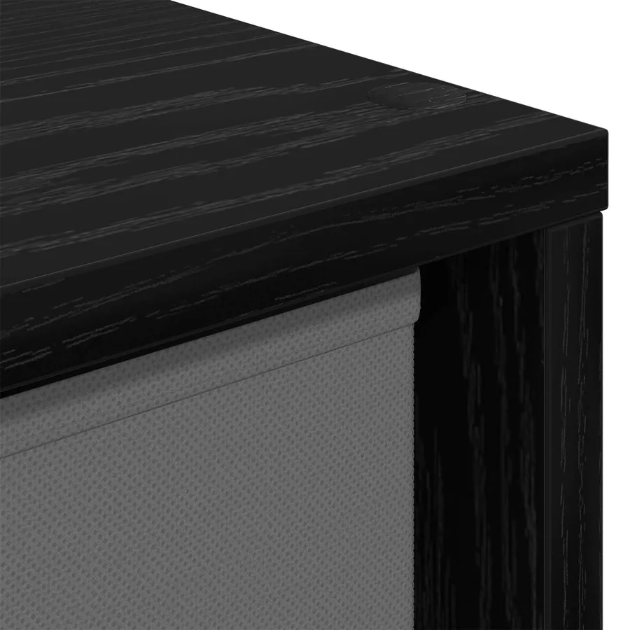 Buffet avec tiroir Chêne noir 68,5 x 32 x 67 cm - 9