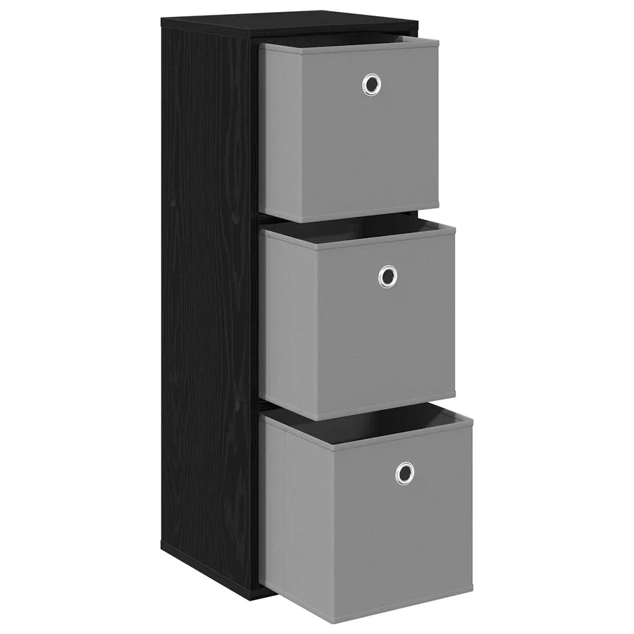 Buffet avec tiroir Chêne noir 30,5 x 27 x 84,5 cm - 4