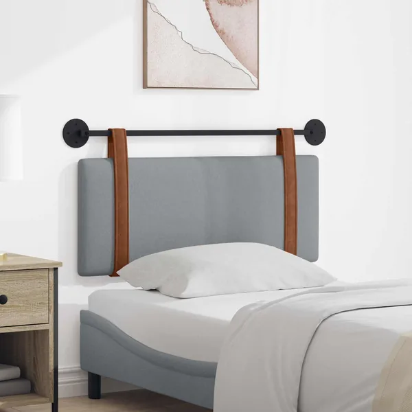 Tête de lit suspendue Gris clair PU antique
