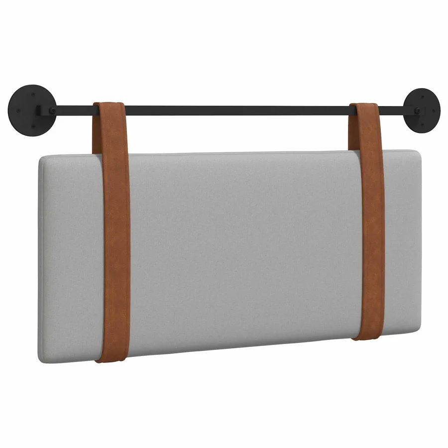 Tête de lit suspendue Gris nuage PU antique - 2