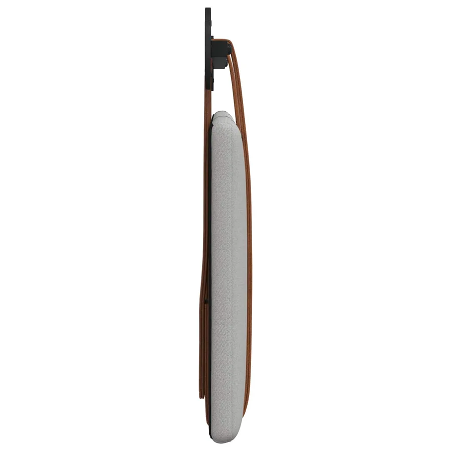 Tête de lit suspendue Gris nuage PU antique - 6