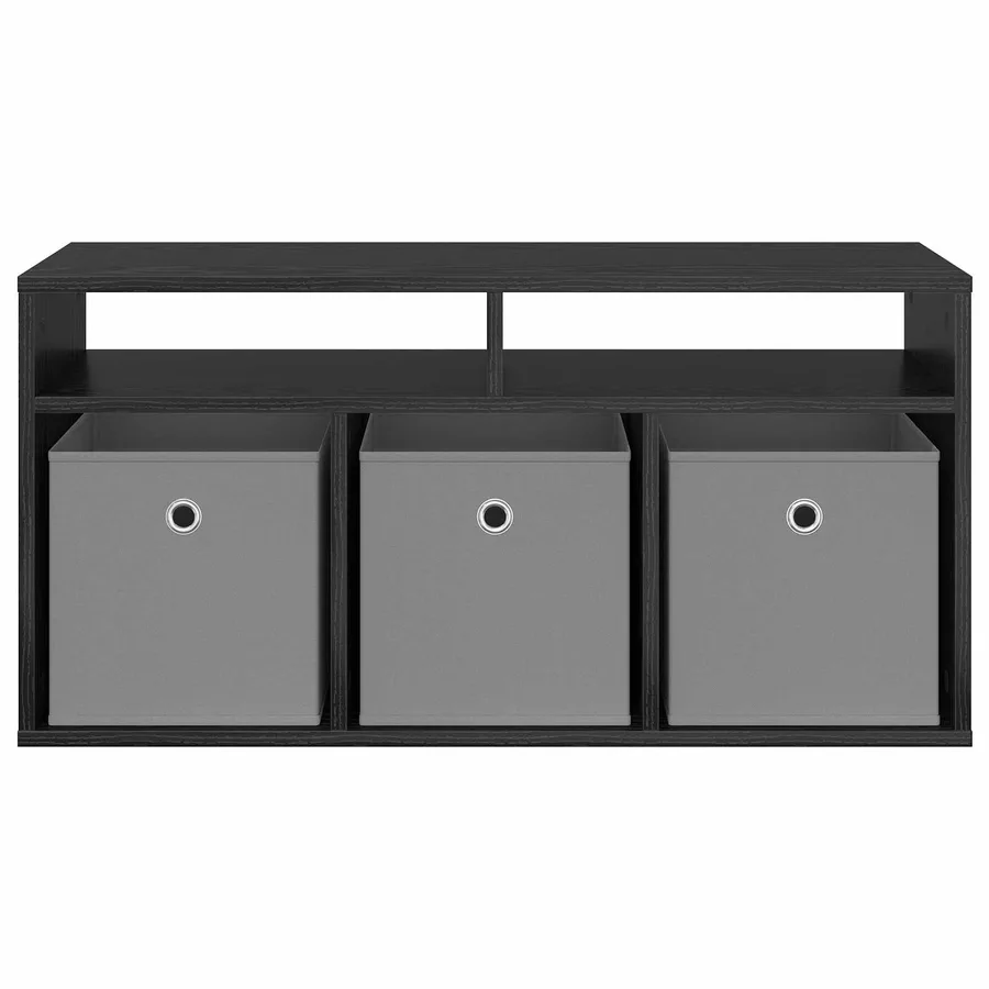 Basboard avec tiroir Chêne noir 87 x 27,5 x 43 cm - 6
