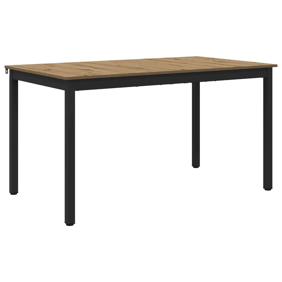 Table de salle à manger / Table de repas 140 x 80 x 75 cm MÉTAL - 2