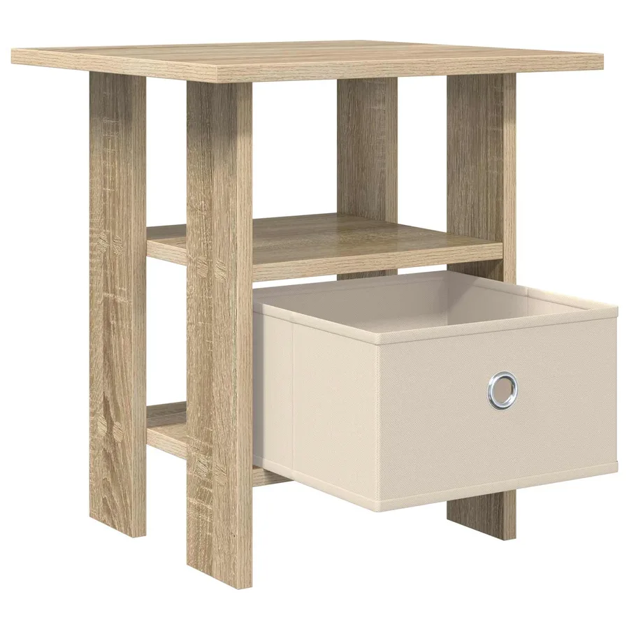 Table de chevet avec tiroir 2 pcs Chêne Sonoma 41 x 40 x 45 cm - 5