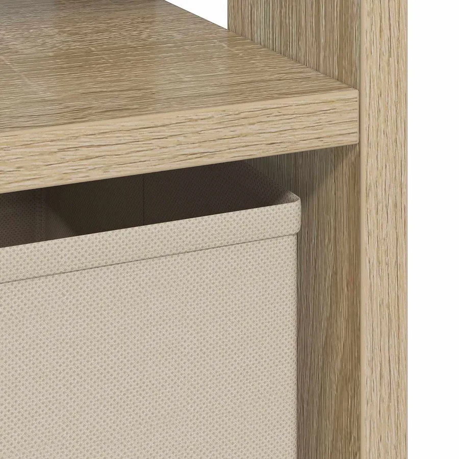 Table de chevet avec tiroir 2 pcs Chêne Sonoma 41 x 40 x 45 cm - 8