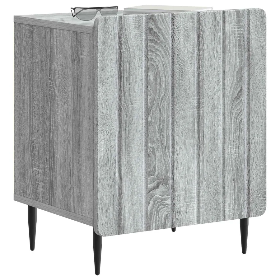 Cabinet de chevet Sonoma gris 43 x 34,5 x 52 cm - 3