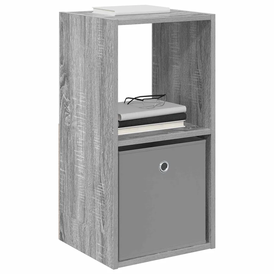 Table de chevet 2 pcs Gris Sonoma 35 x 32 x 68,5 cm - 3