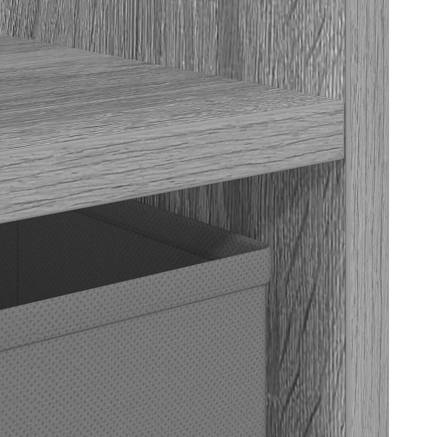 Table de chevet 2 pcs Gris Sonoma 35 x 32 x 68,5 cm - 8