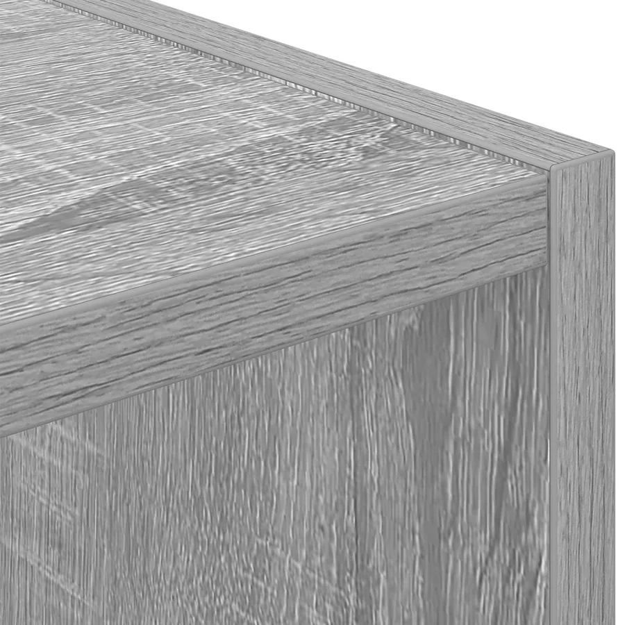 Table de chevet 2 pcs Gris Sonoma 35 x 32 x 68,5 cm - 9