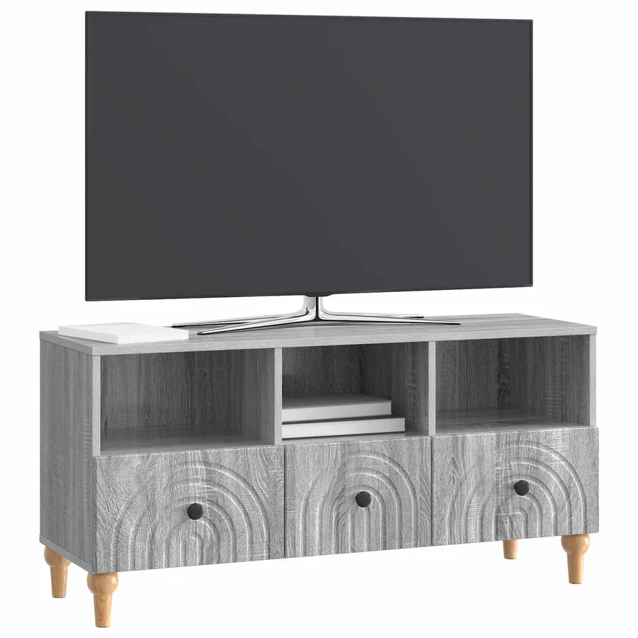 Meuble TV Gris Sonoma 102 x 34,5 x 50 cm Bois d’ingénierie - 3