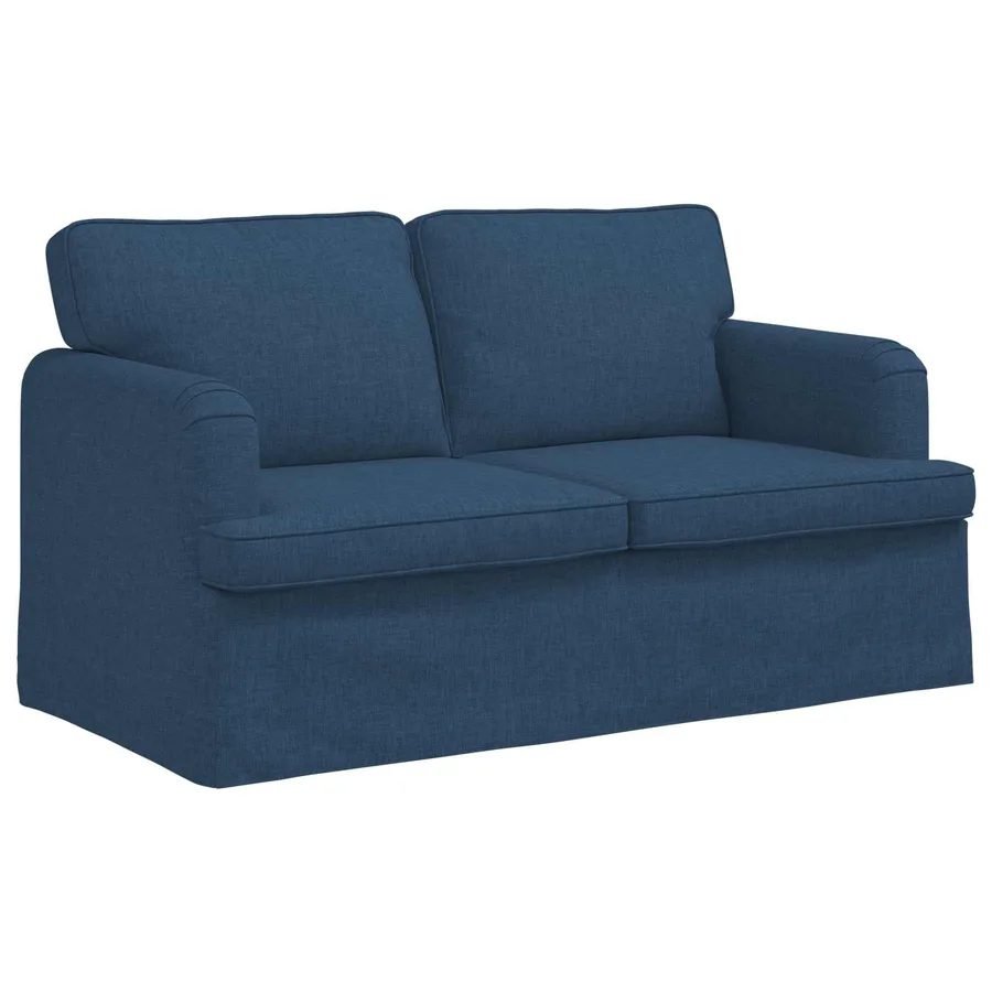 Canapé Bleu 144 x 80 x 85 cm tissu - 2