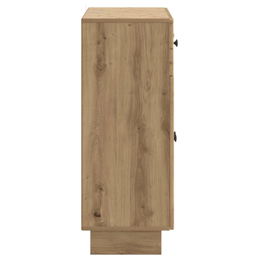 Buffet Chêne artisanal 66 x 34,5 x 90 cm Bois d'ingénierie - 7