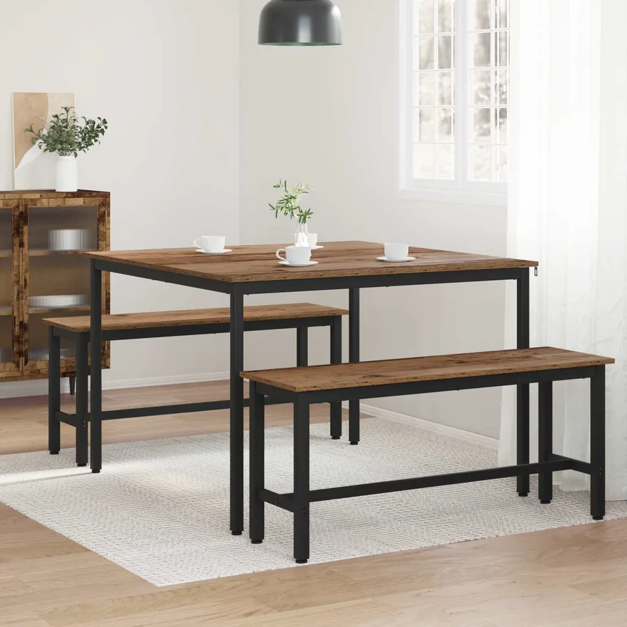 Table de salle à manger / Table de repas 110 x 110 x 75 cm - 4