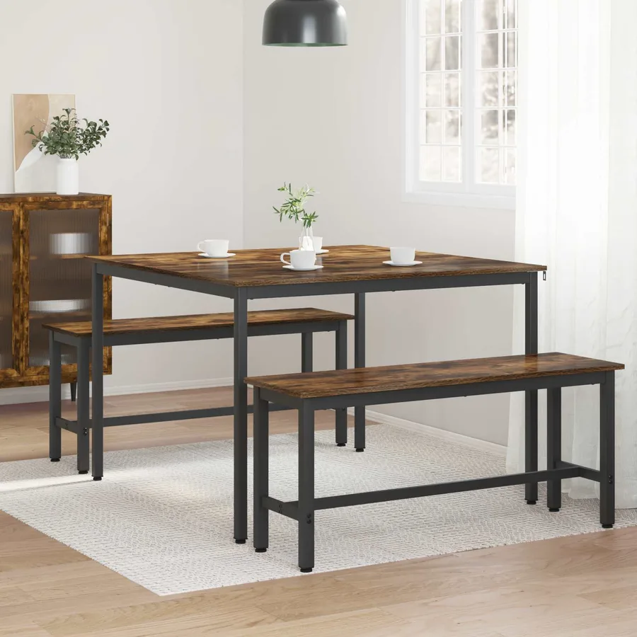 Table de salle à manger / Table de repas 110 x 110 x 75 cm - 4
