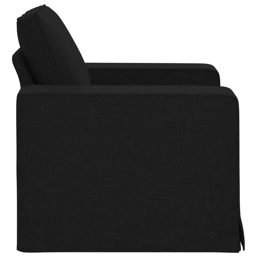 Canapé Noir 103 x 80 x 82 cm tissu - 5
