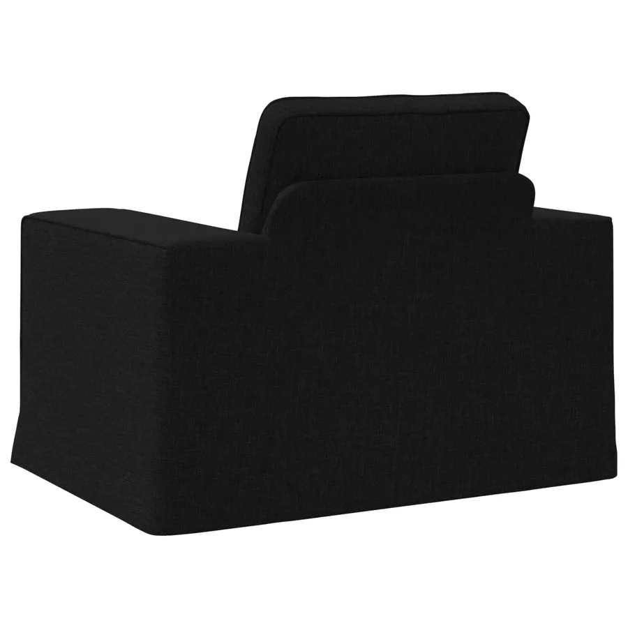 Canapé Noir 103 x 80 x 82 cm tissu - 6
