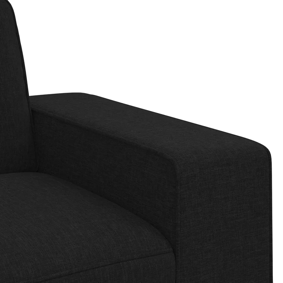 Canapé Noir 103 x 80 x 82 cm tissu - 7