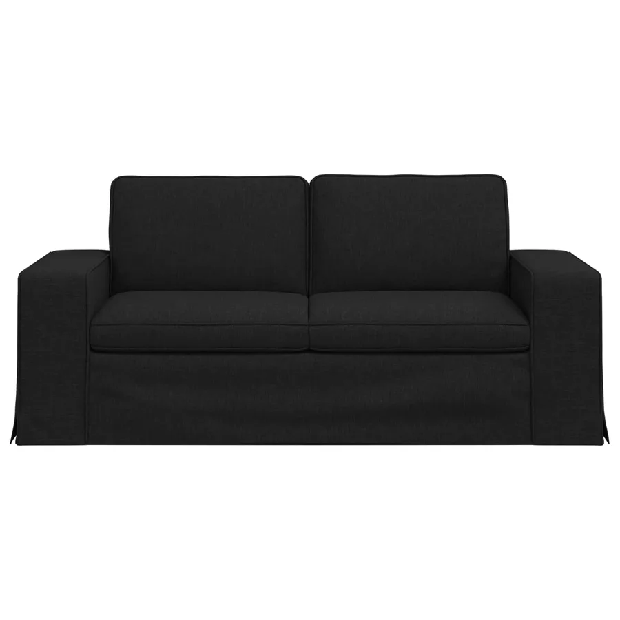 Canapé Noir 182 x 80 x 82 cm tissu - 4