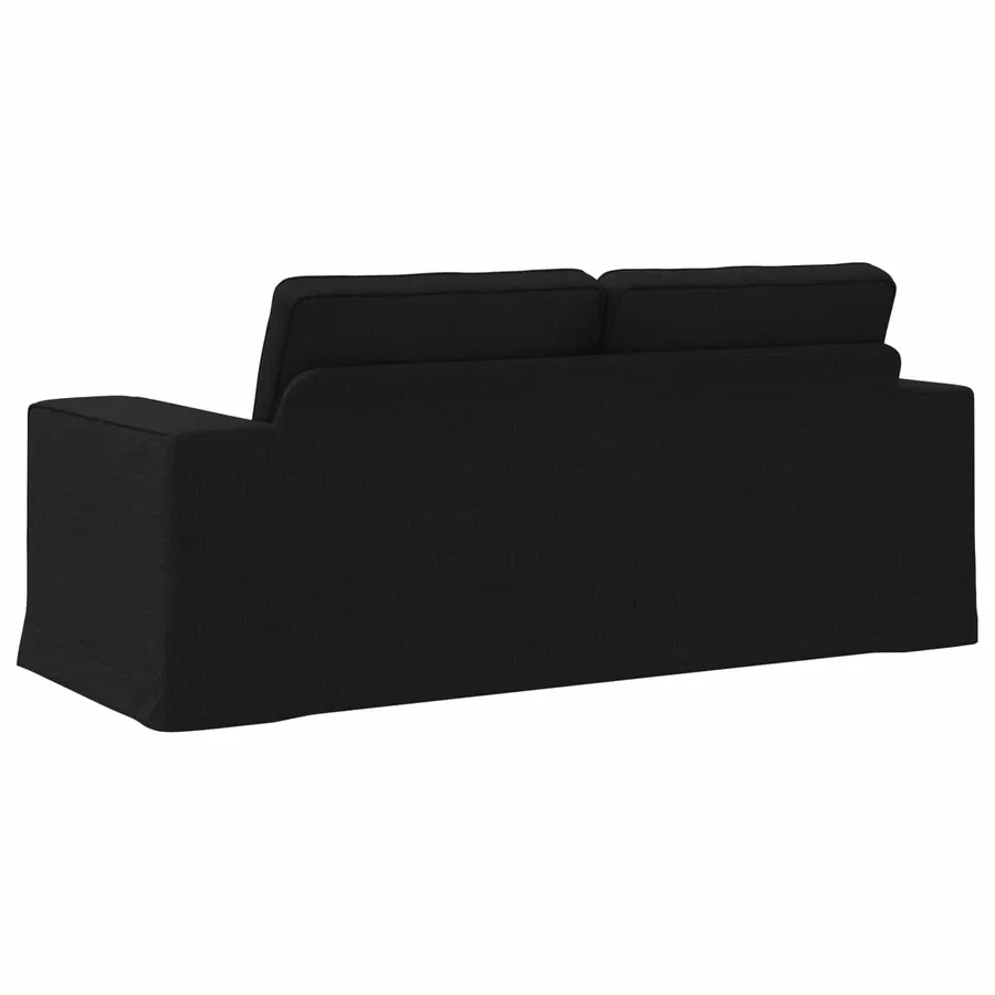 Canapé Noir 182 x 80 x 82 cm tissu - 6