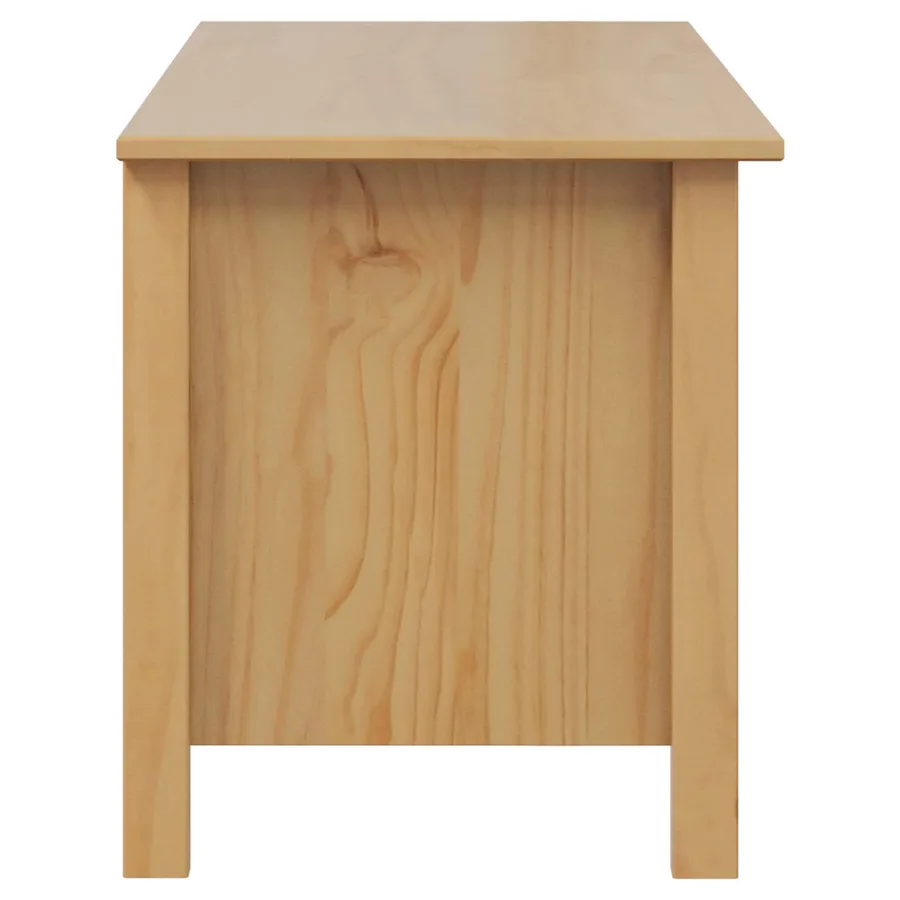 Boîte de rangement HILL Marron miel 90 x 40 x 45 cm Pin massif - 6
