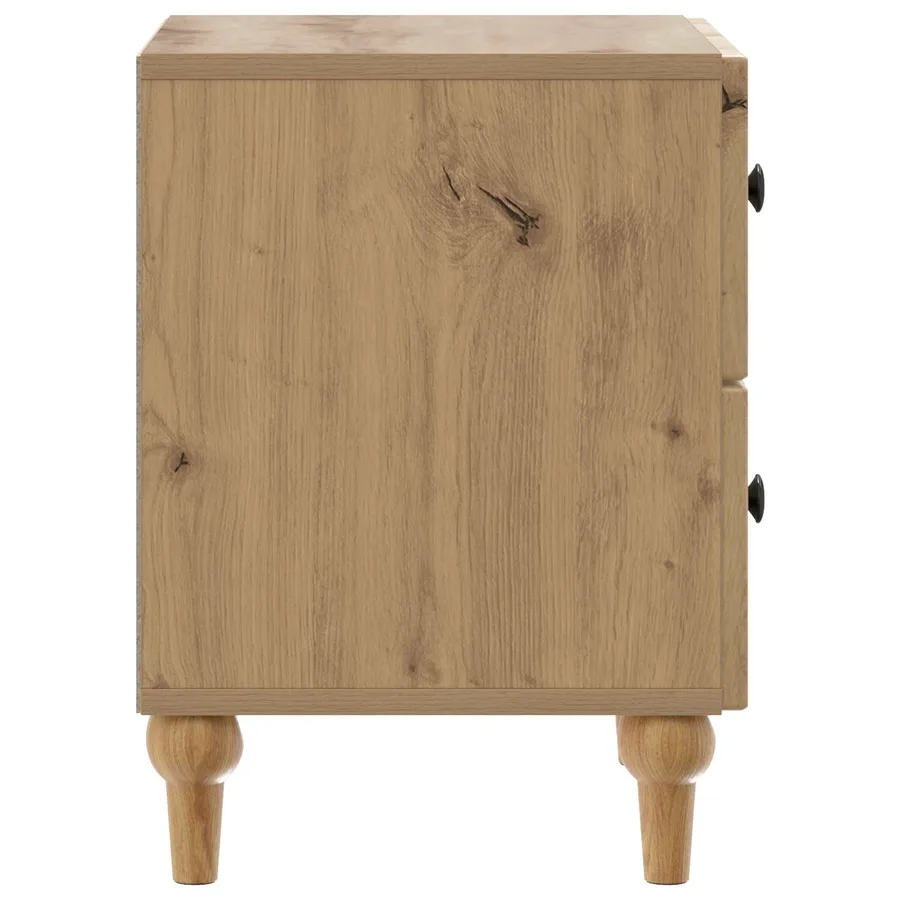 Cabinet de chevet Chêne artisanal 43 x 34,5 x 48 cm - 6