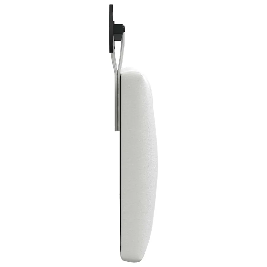 Tête de lit suspendue Blanc Tissu - 6