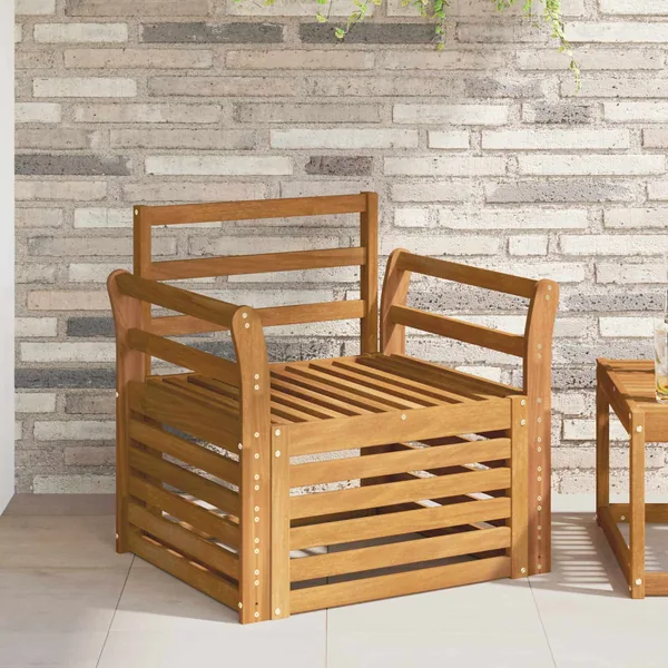 Canapé d’extérieur Bois d'Acacia Massif Naturel