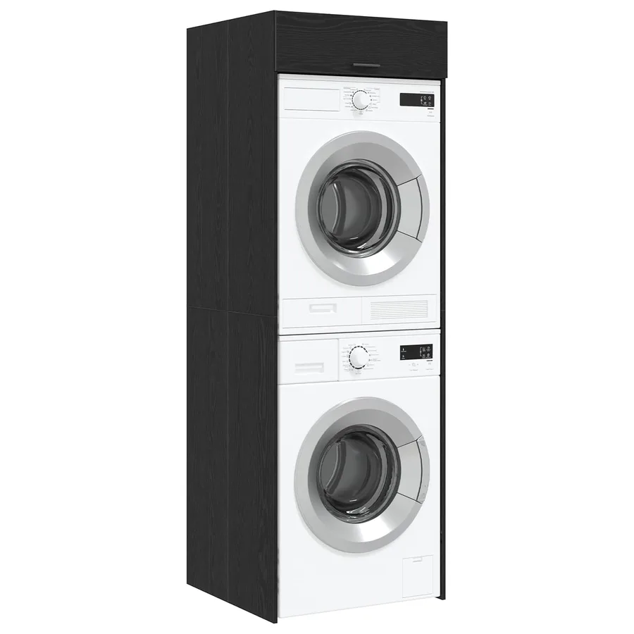Armoire pour machine à laver Chêne noir 67,5 x 68 x 200 cm - 3