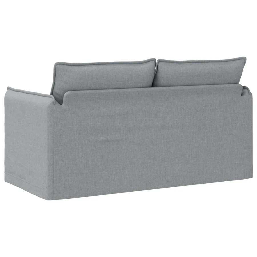 Canapé Gris clair 156 x 82 x 85 cm tissu - 6