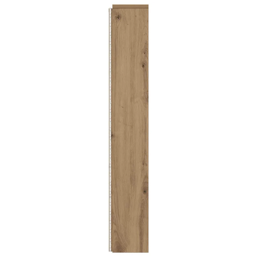 Cabinet de Tête de Lit avec LED Chêne Artisanal - 6