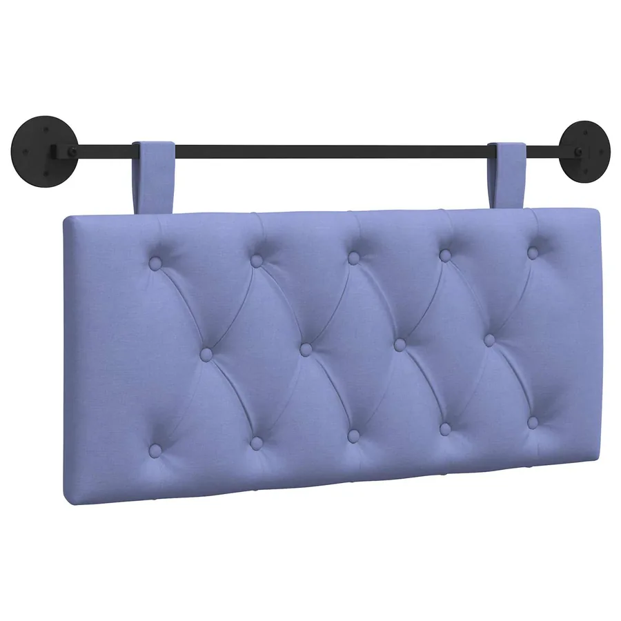 Tête de lit suspendue Bleu denim Tissu - 2